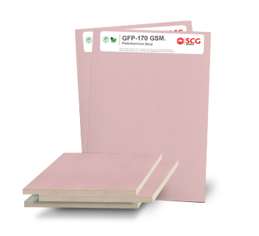 สีชมพู_gypsum liner face – gypsum liner back – Pink Gypsum Liner Face – Gypsum Liner Back - Pink supplier by SCG International