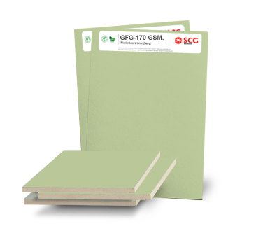 สีเขียว_gypsum liner face – gypsum liner back – Green Gypsum Liner Face – Gypsum Liner Back - Green supplier by SCG International