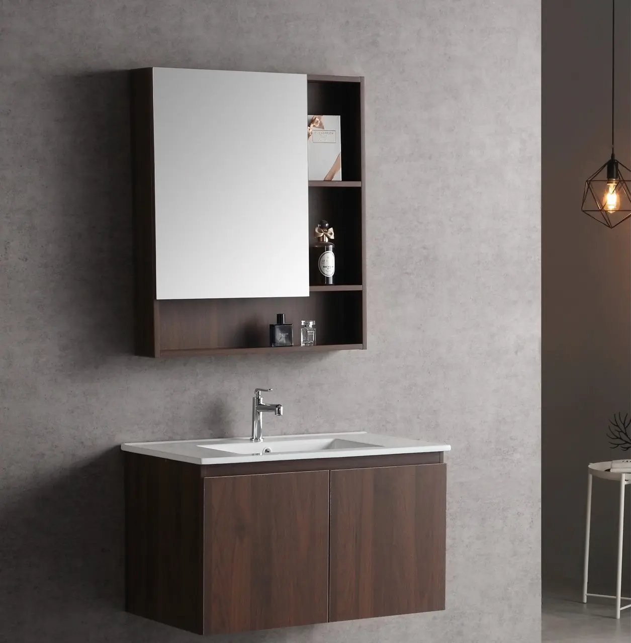 SCG International bathroom cabinet and sink